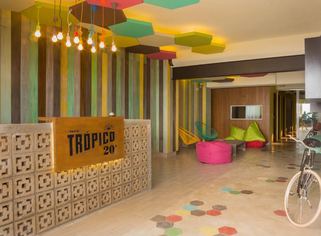 Hostel Frente Al Mar Tropico 20º كوزوميل المظهر الخارجي الصورة