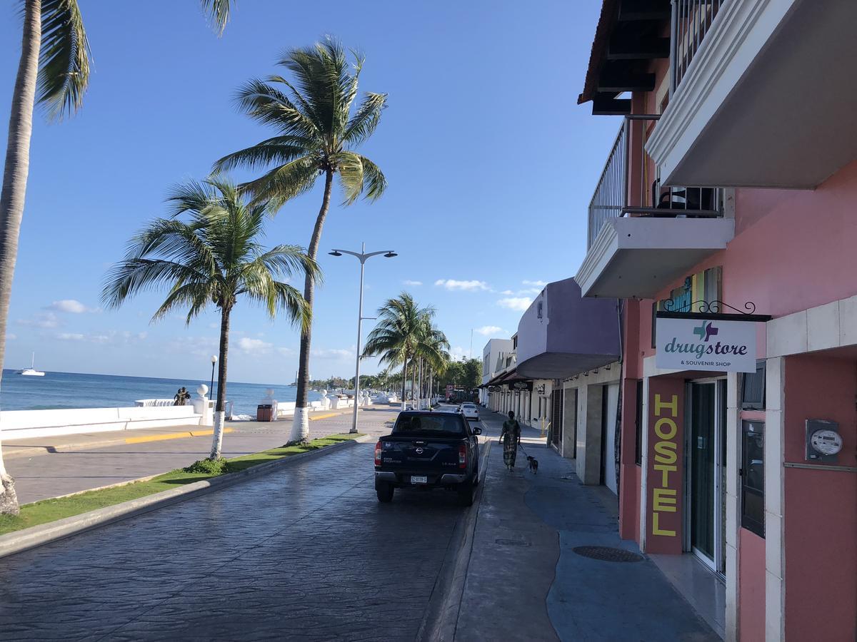 Hostel Frente Al Mar Tropico 20º كوزوميل المظهر الخارجي الصورة