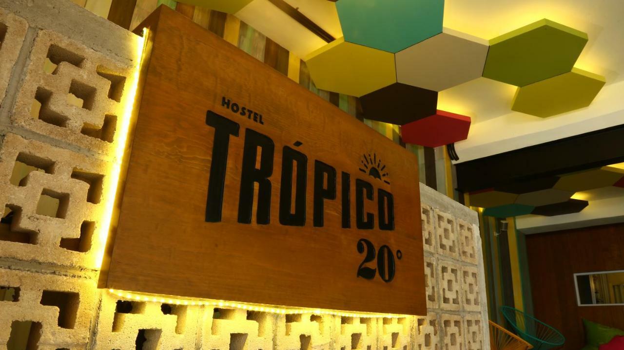 Hostel Frente Al Mar Tropico 20º كوزوميل المظهر الخارجي الصورة